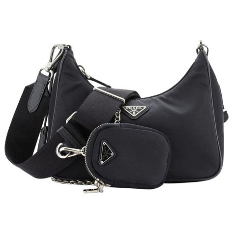 prada hobo crossbody|Prada hobo.